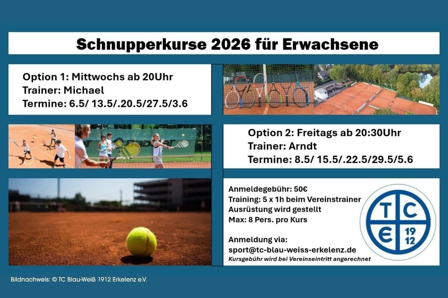 Schnupperkurs Tennis