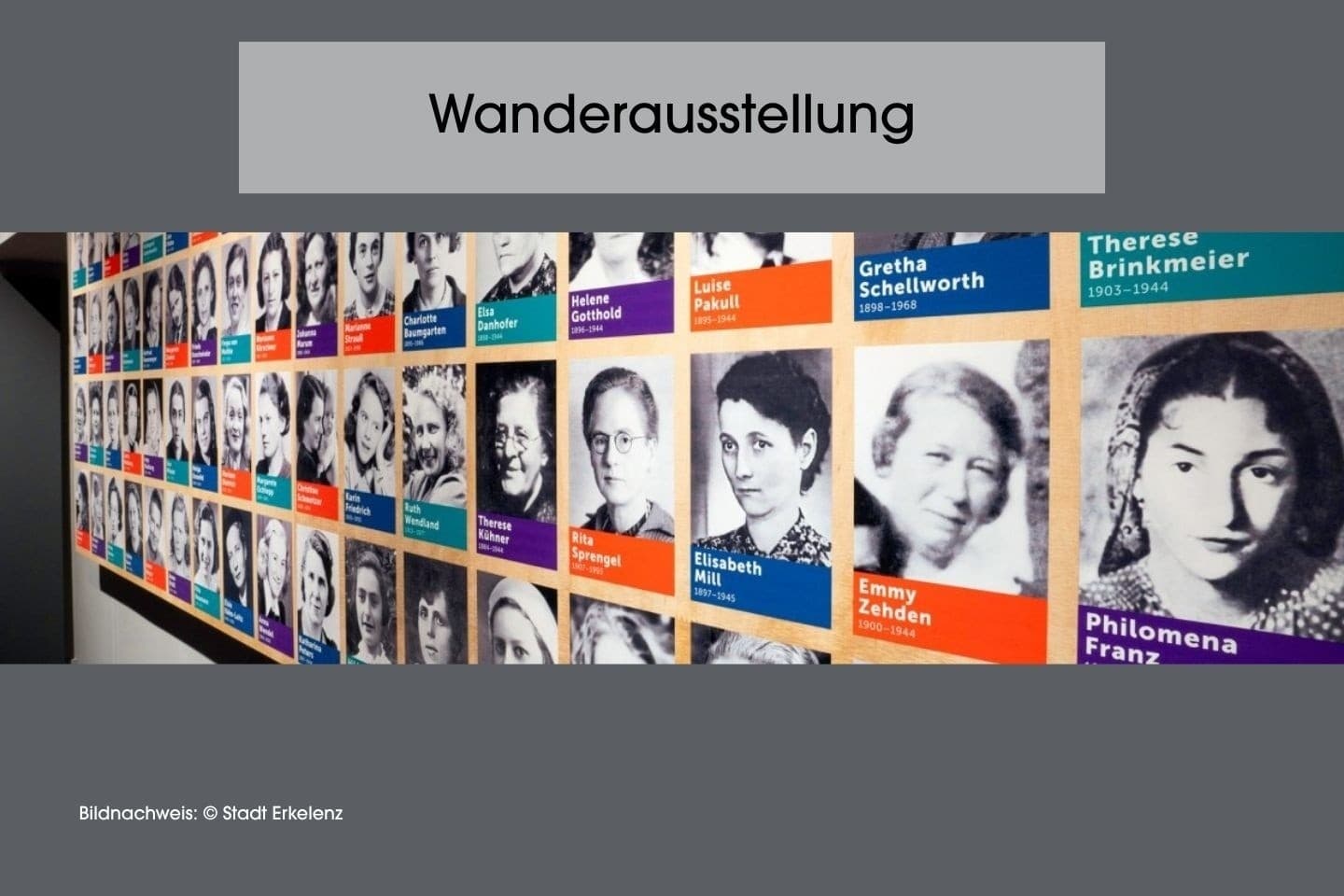 Wanderausstellung: Frauen im Widerstand gegen den Nationalsozialismus