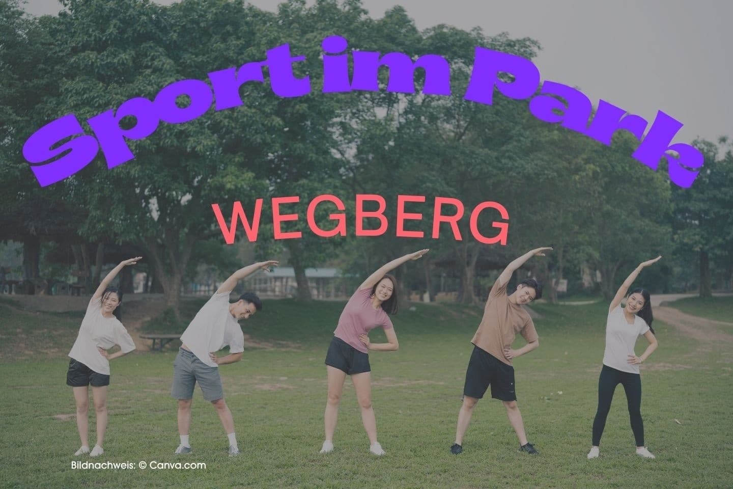 Sport im Park - Gesundheitswandern - fit und entspannt durch die Natur