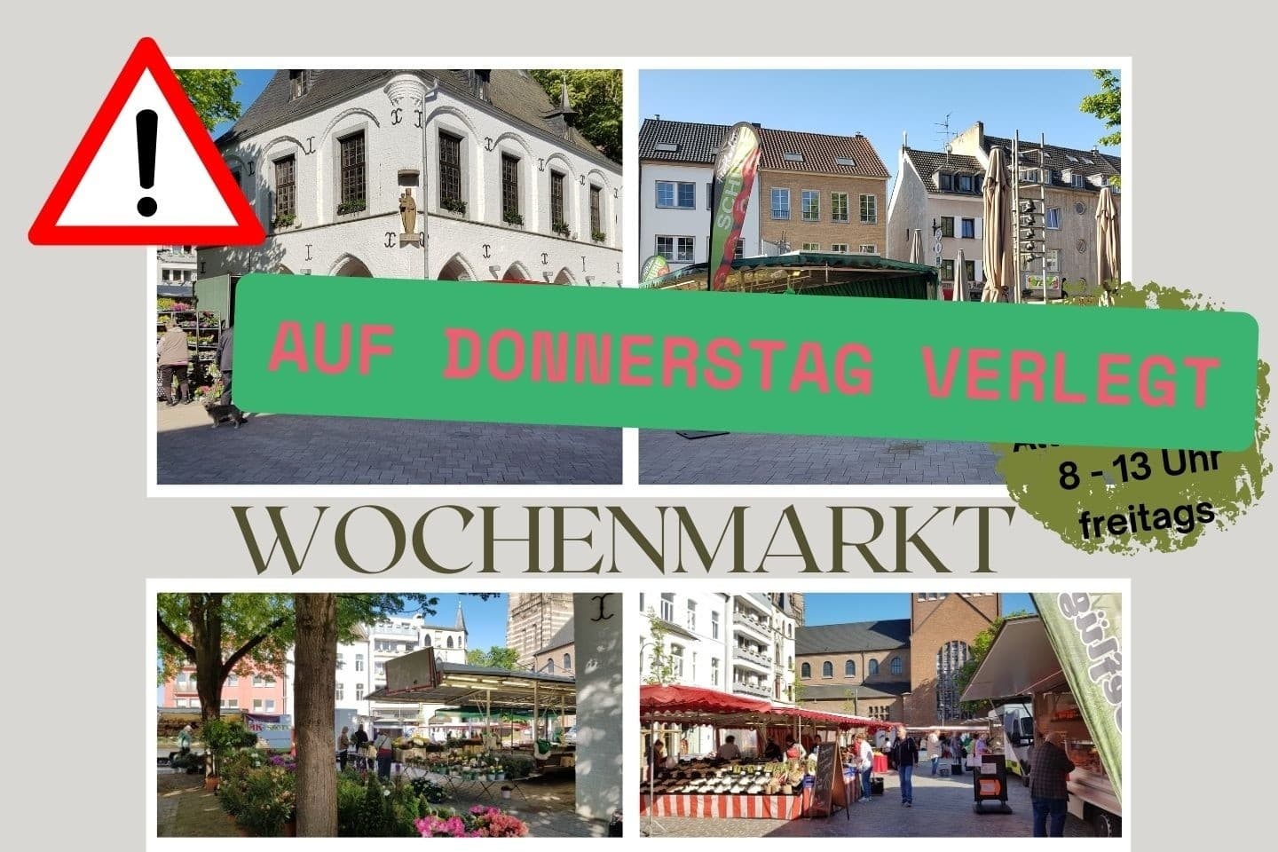 Wochenmarkt am Freitag