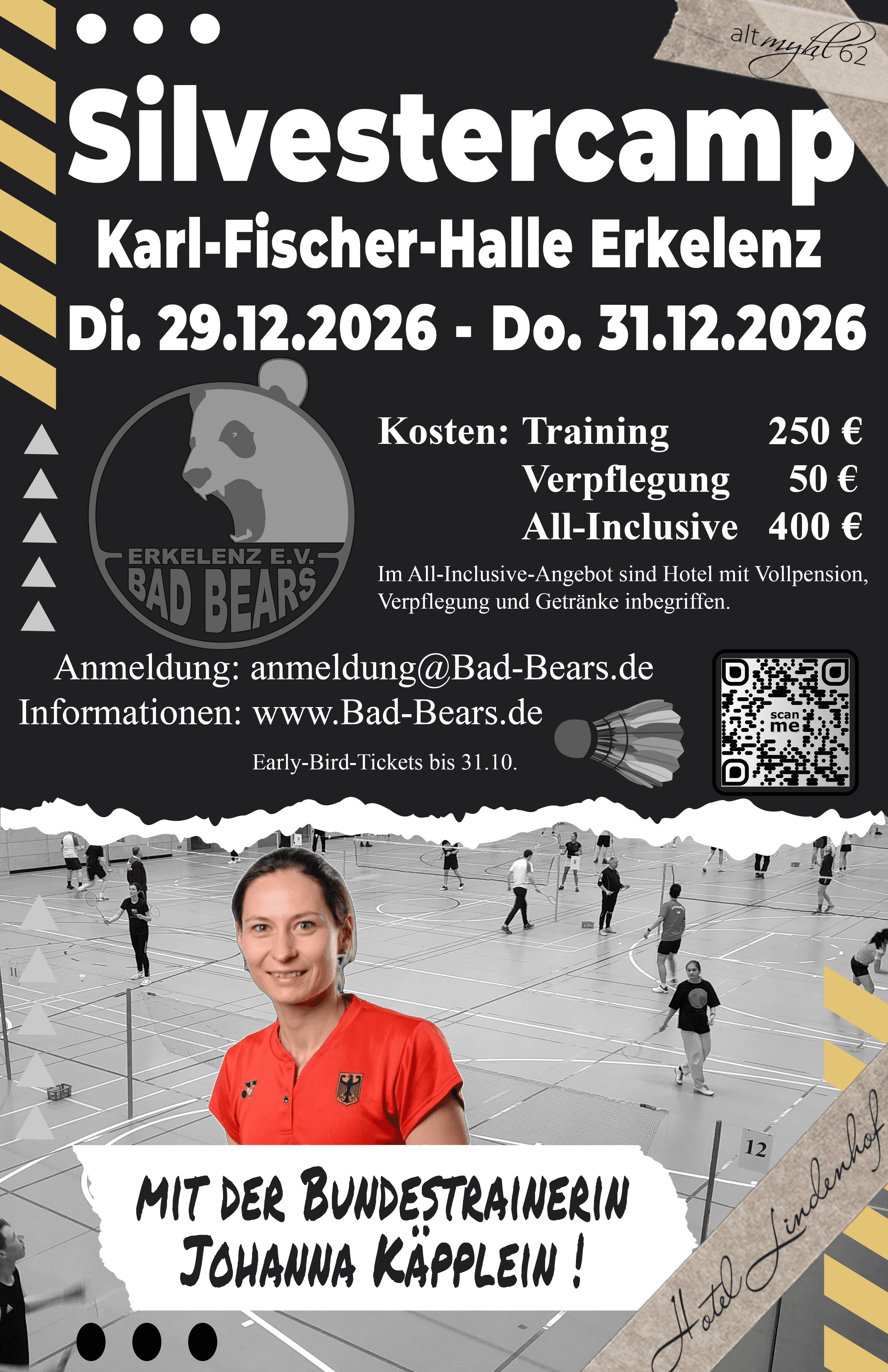 Badminton Silvestercamp 2026