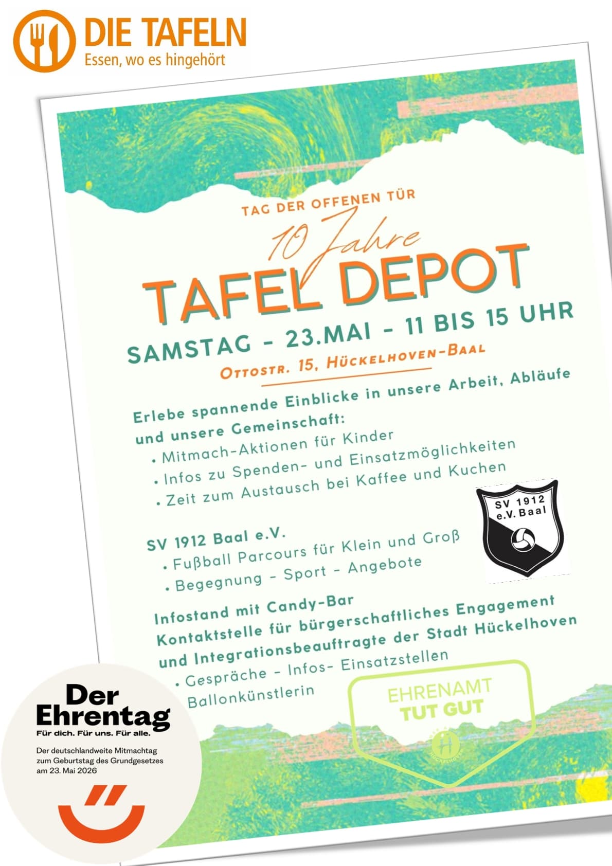 10 Jahre Tafel Depot – Bundesweiter Ehrentag