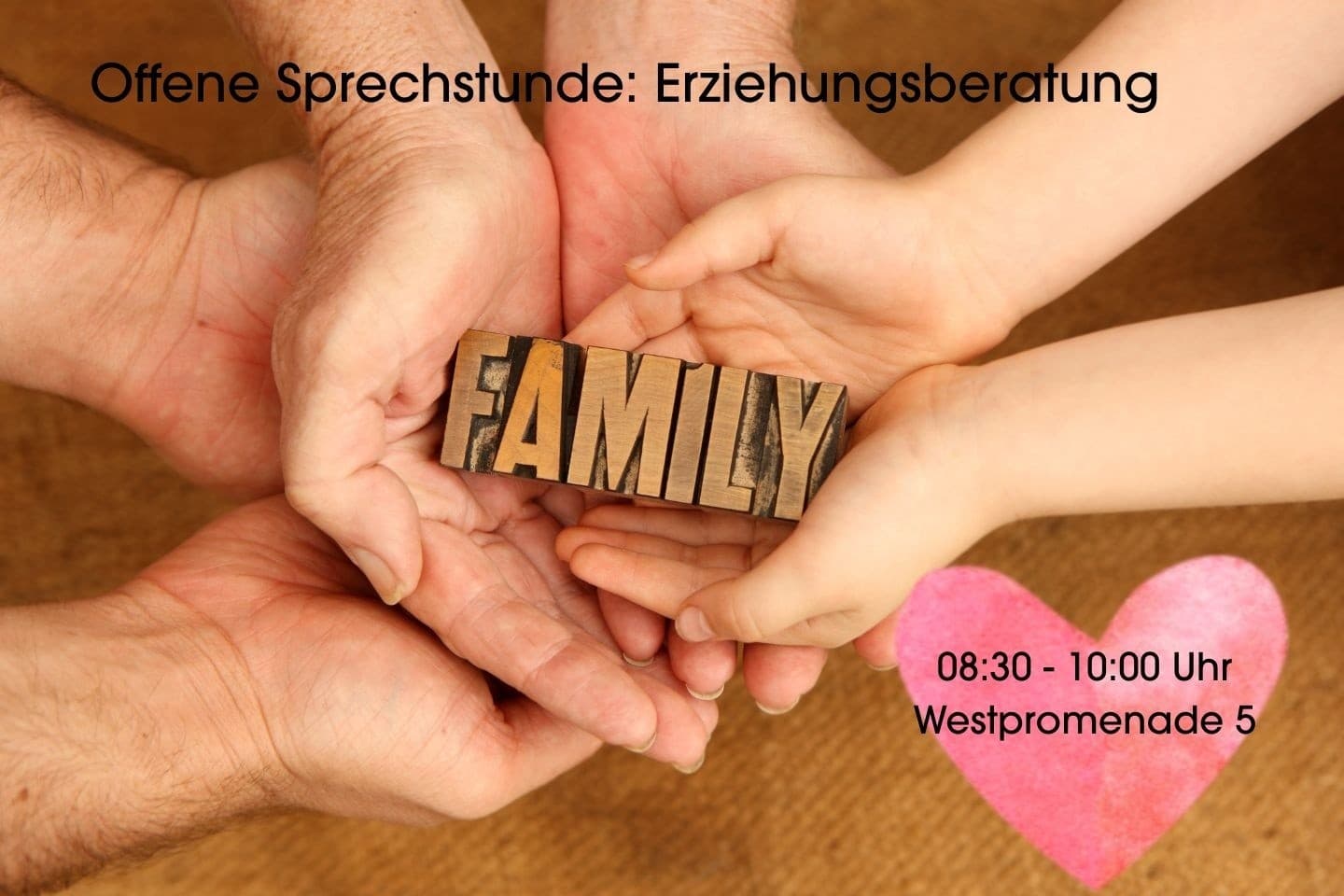 Offene Sprechstunde: Erziehungsberatung