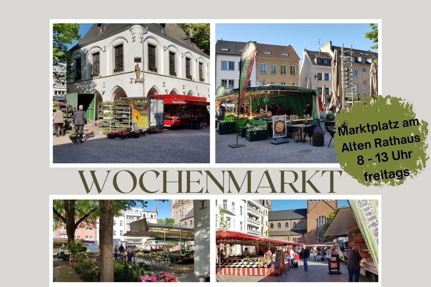 Wochenmarkt am Freitag