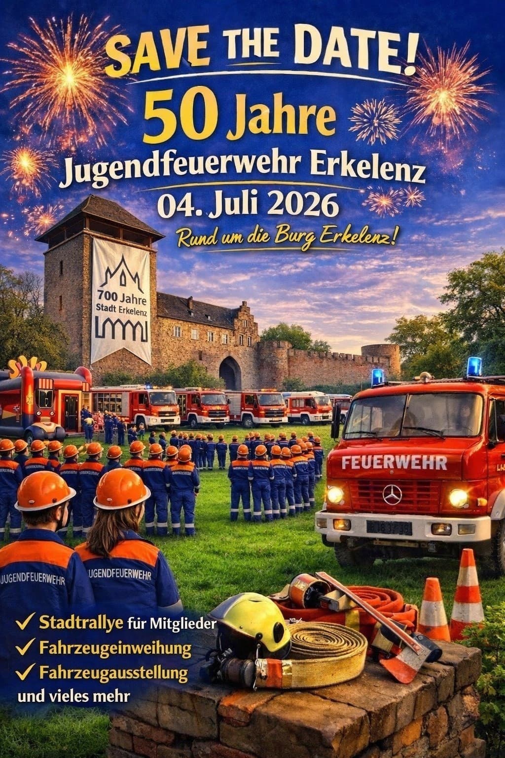 50 Jahre Jugendfeuerwehr Stadt Erkelenz / Sommerfest LE Erkelenz Mitte
