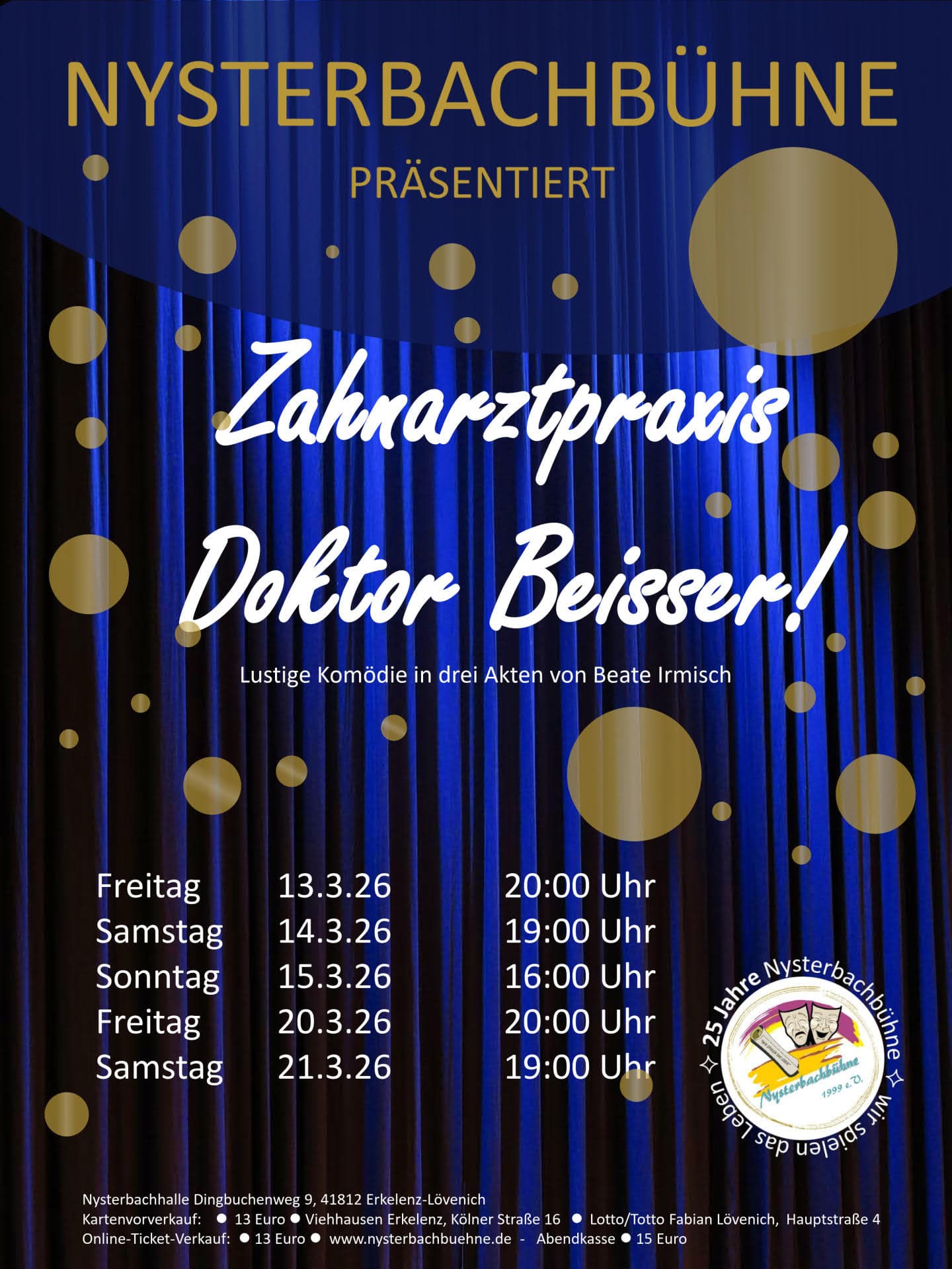Theaterkomödie „Zahnarztpraxis Dr. Beisser“