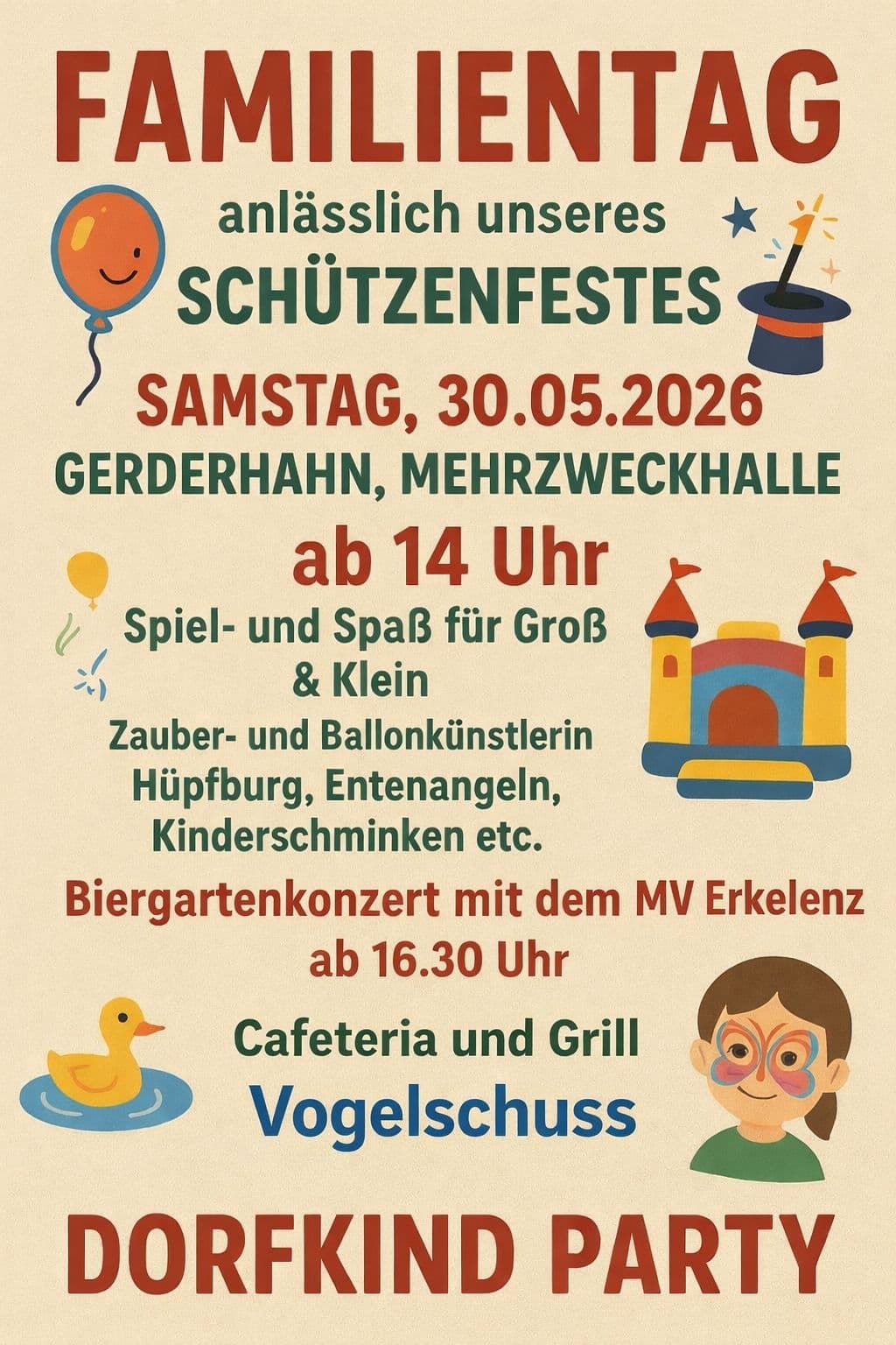 Dorfkindparty & Kirmes Gerderhahn