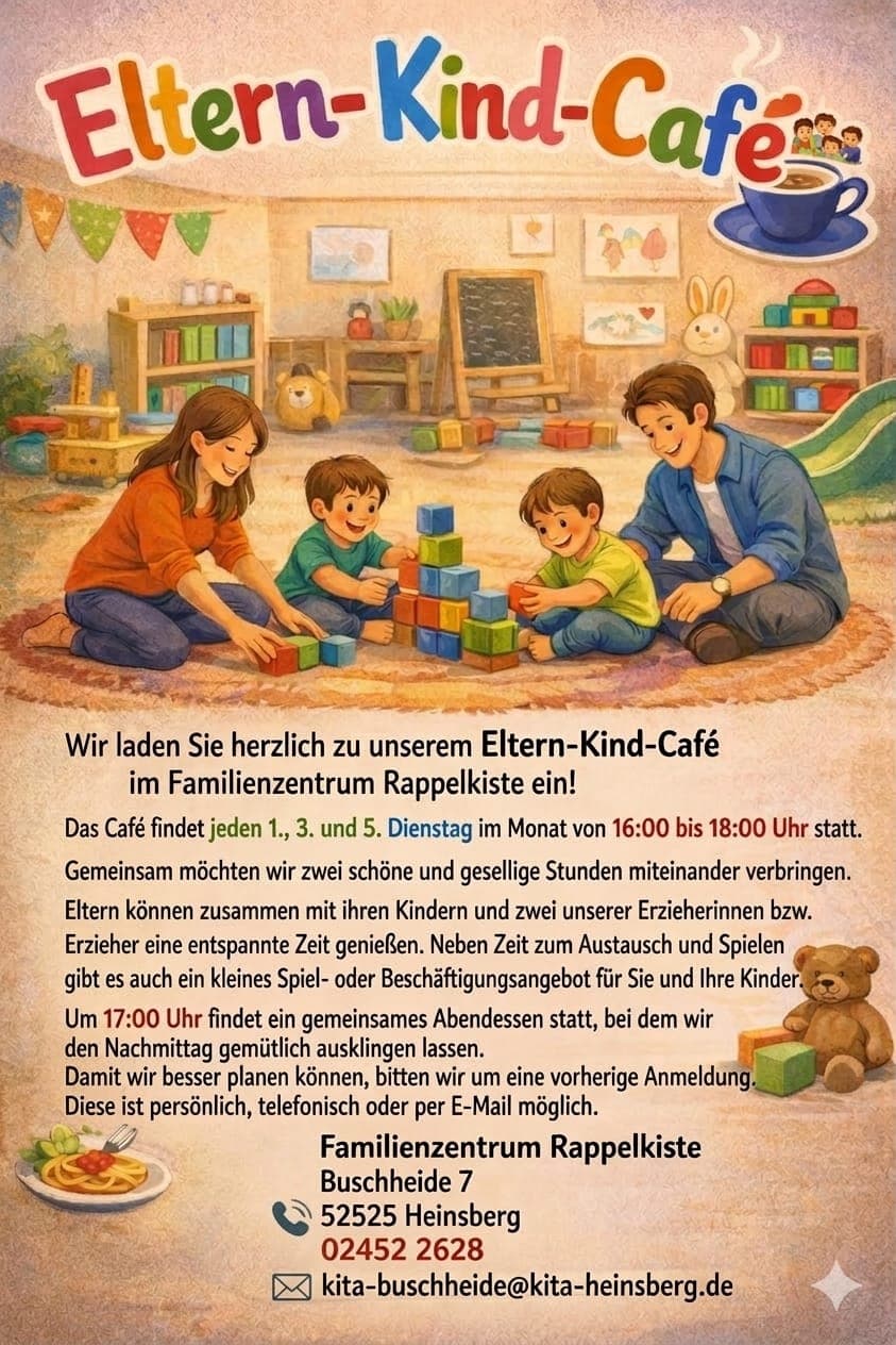 Eltern-Kind-Café im Familienzentrum Buschheide