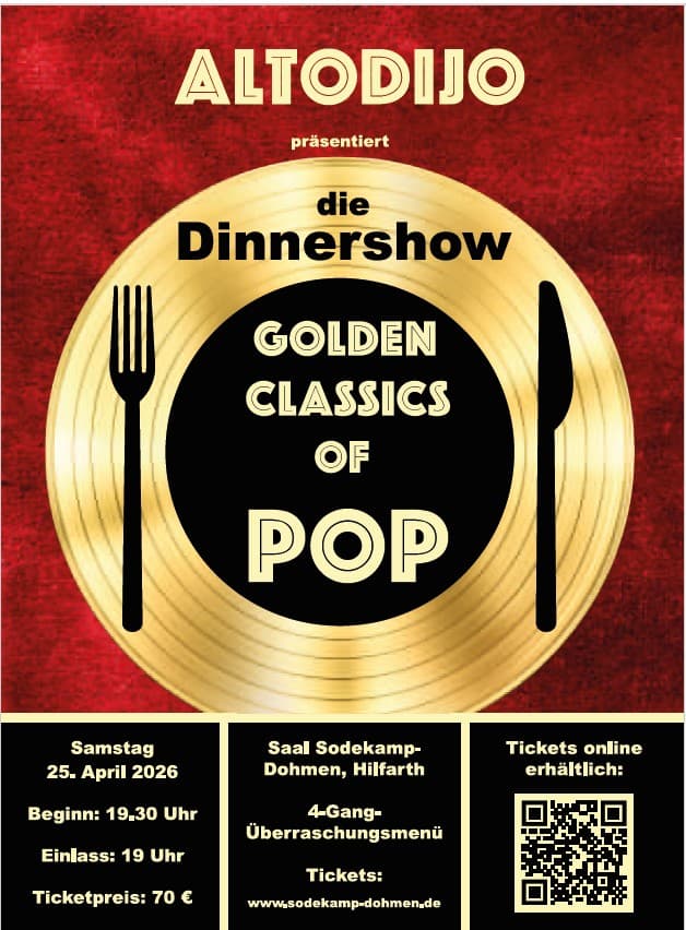 Golden Classics of Pop – Dinnershowkonzert