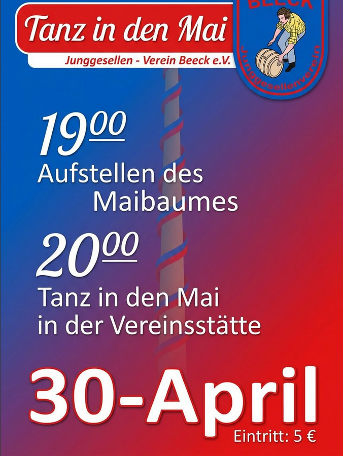 Tanz in den Mai in Beeck