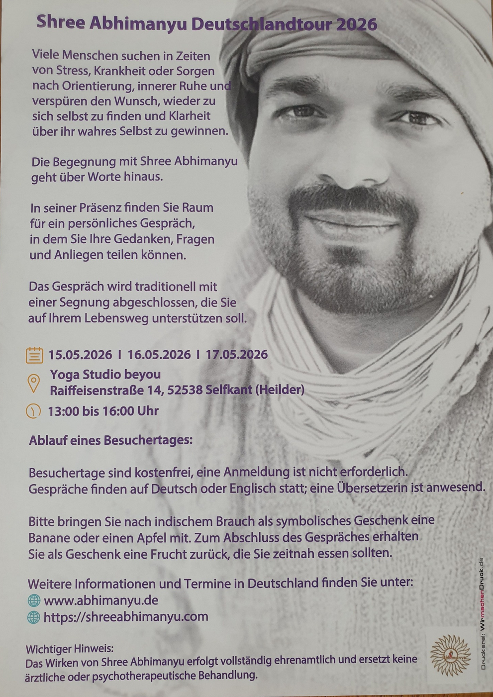 Shree Abhimanyu Deutschlandtour 2026