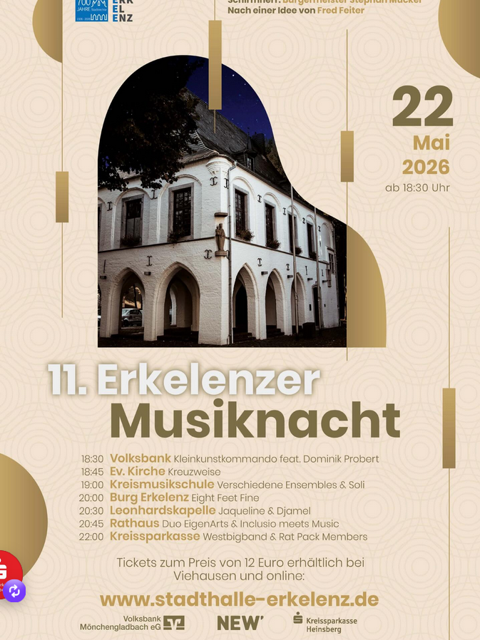 11. Erkelenzer Musiknacht